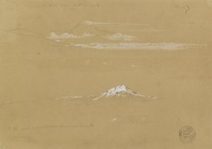 Sincholagua, matin, depuis le Temple du Soleil, Quito